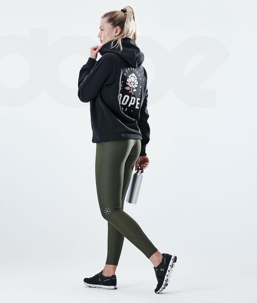 Olive Women's Dope Razor Leggings | NZ_D2287