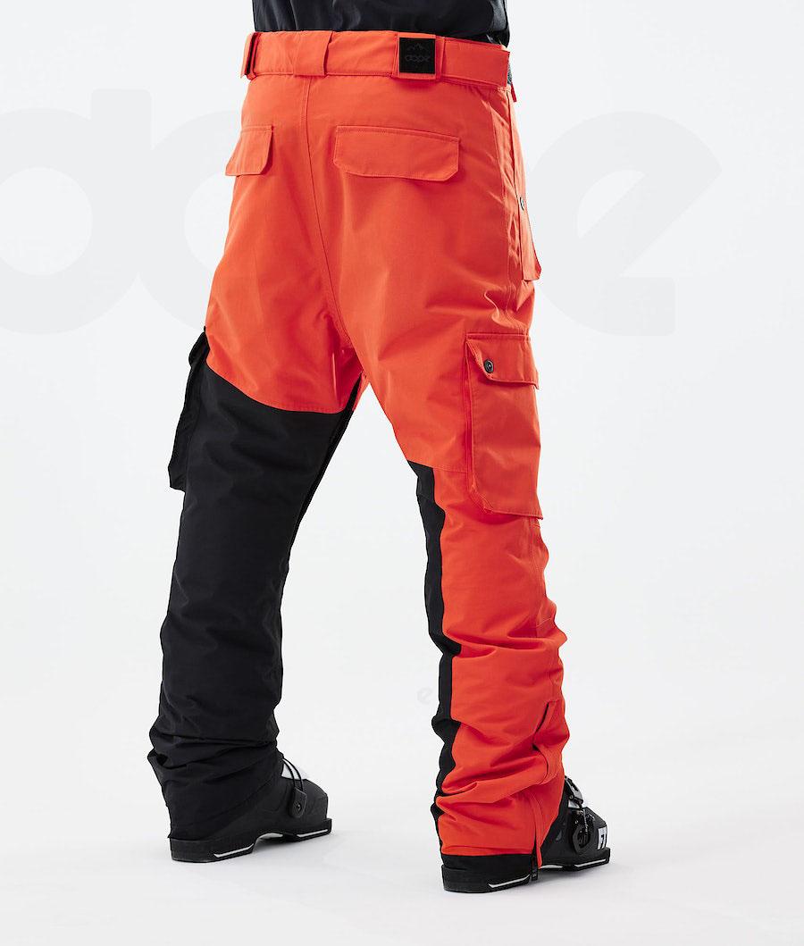Orange / Black Men's Dope Adept 2021 Ski Pants | NZ_D2300