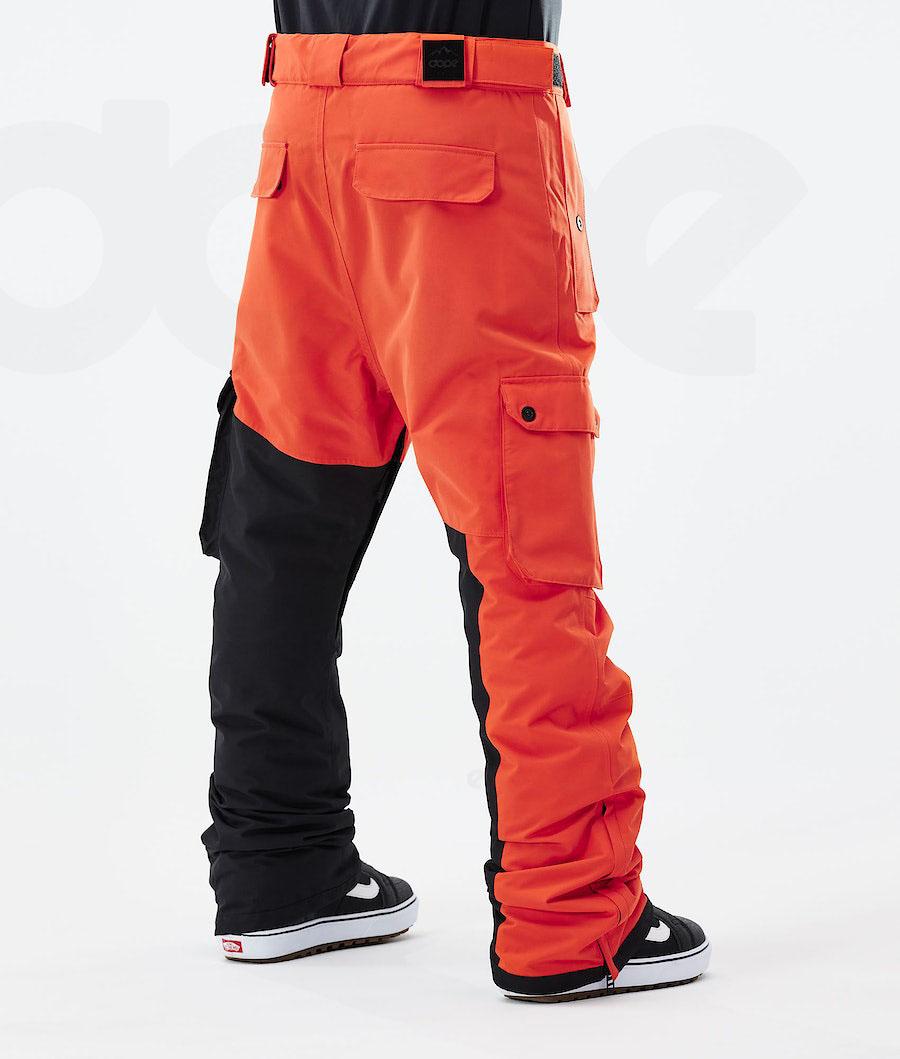 Orange / Black Men's Dope Adept 2021 Snowboard Pants | NZ_D2514