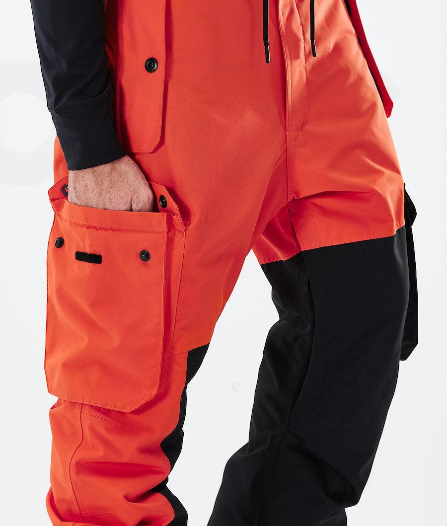 Orange / Black Men's Dope Adept 2021 Snowboard Pants | NZ_D2514