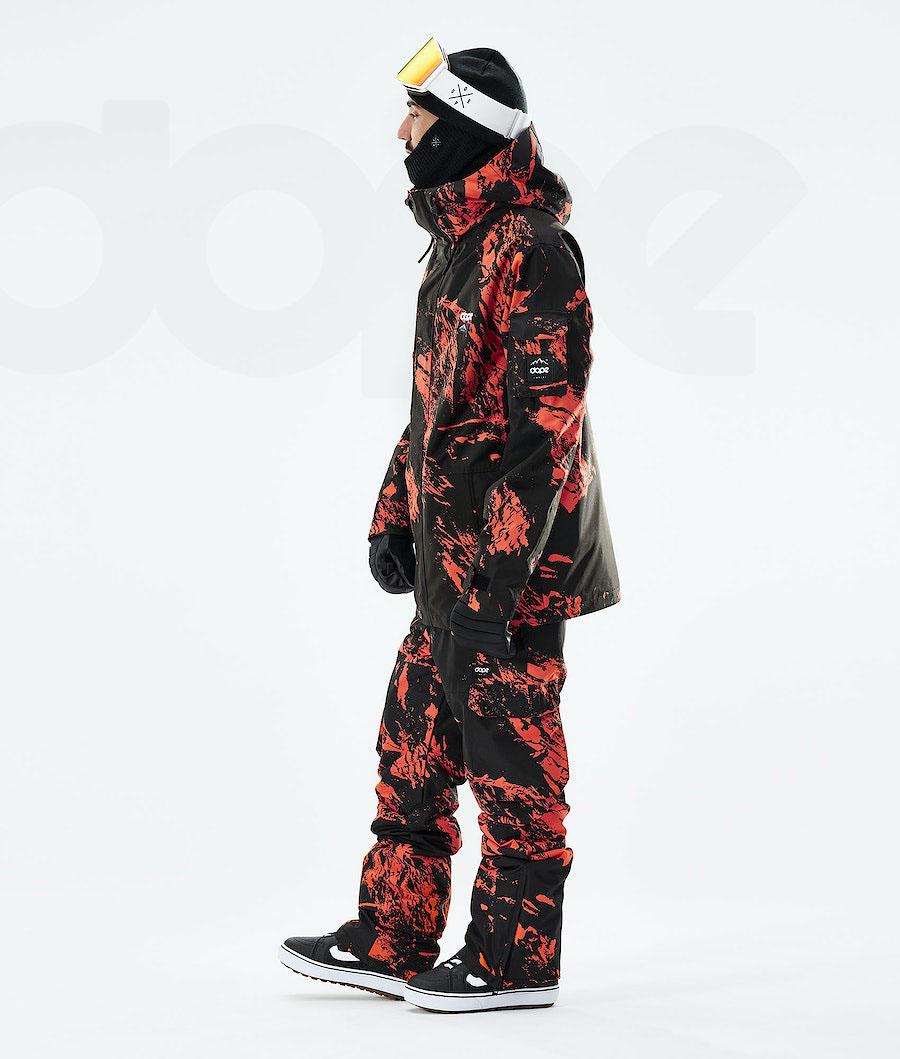 Orange Men's Dope Adept 2021 Snowboard Jackets | NZ_D2513