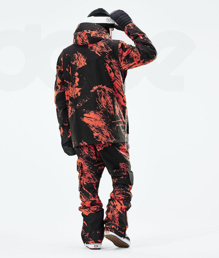 Orange Men's Dope Adept 2021 Snowboard Jackets | NZ_D2513