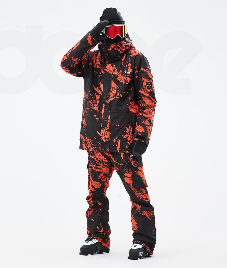 Orange Men's Dope Adept Ski Jackets | NZ_D1239