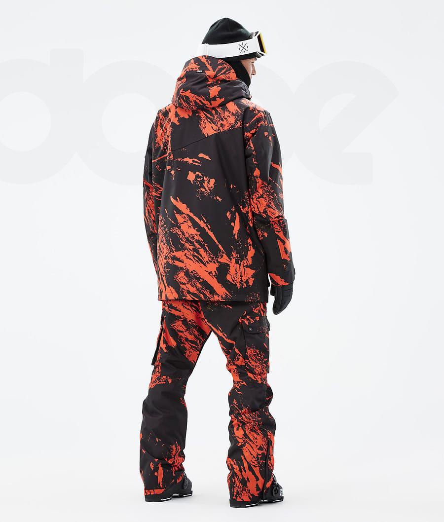 Orange Men's Dope Adept Ski Jackets | NZ_D1239