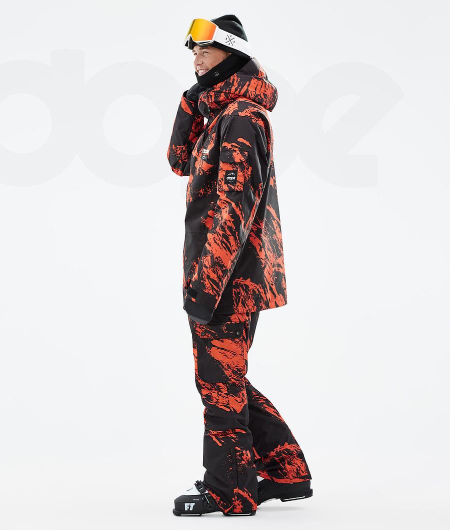 Orange Men's Dope Adept Ski Jackets | NZ_D1239