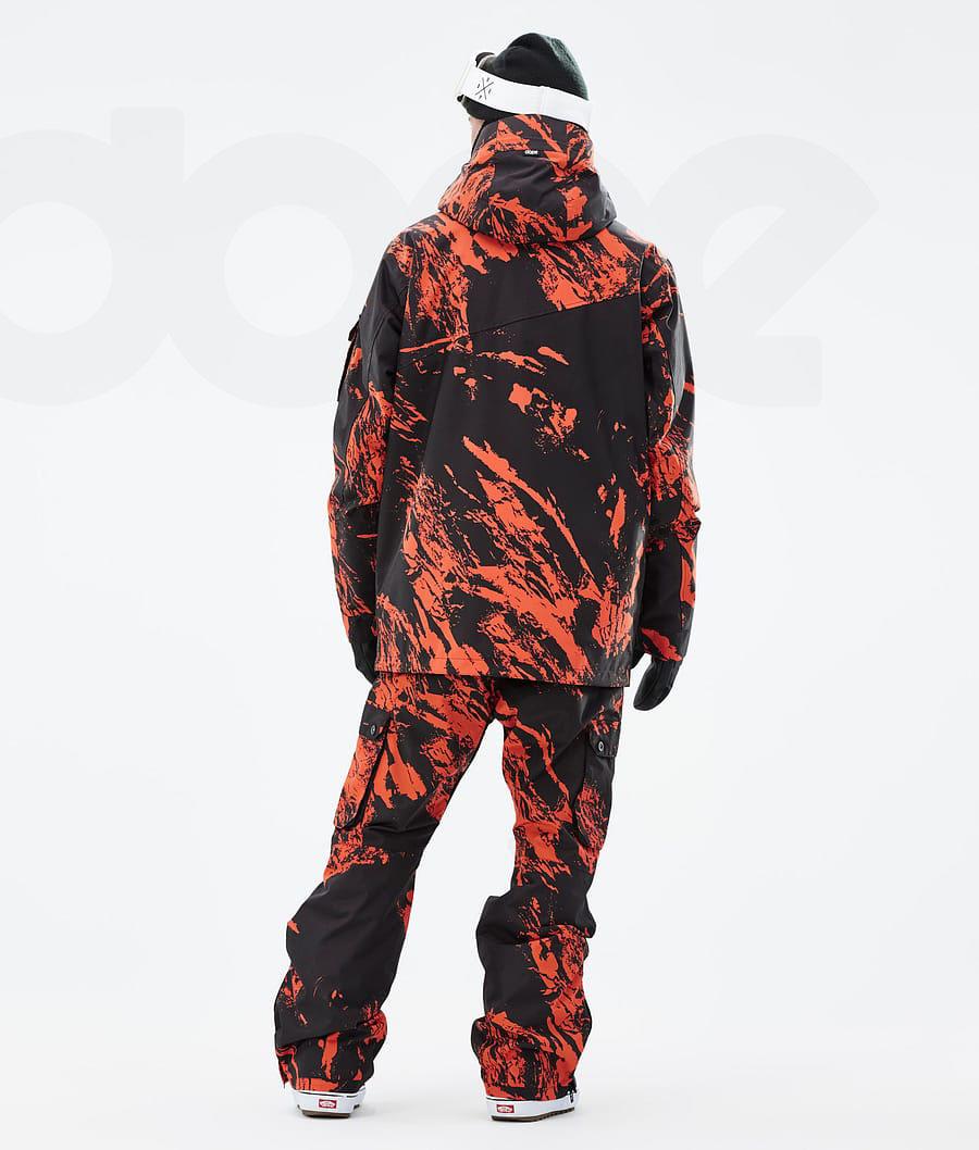 Orange Men's Dope Adept Snowboard Jackets | NZ_D1970