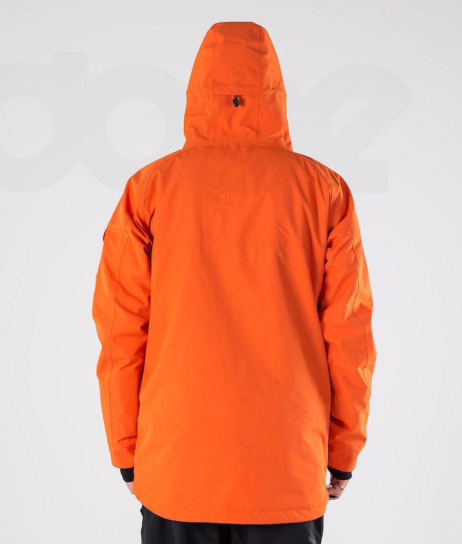 Orange Men's Dope Akin 2019 Snowboard Jackets | NZ_D2102