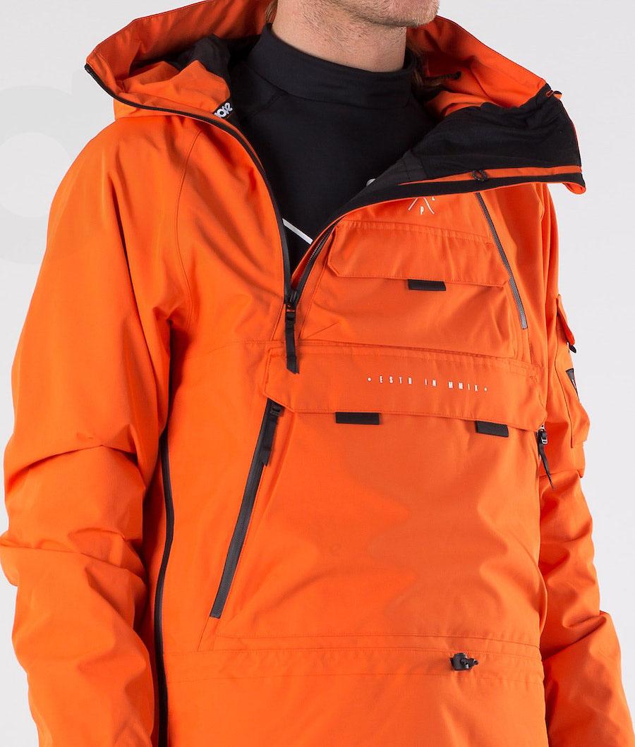 Orange Men's Dope Akin 2019 Snowboard Jackets | NZ_D2102