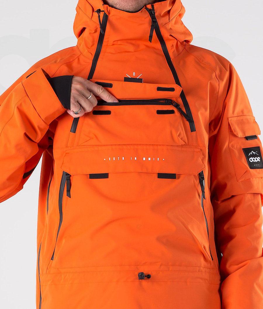 Orange Men's Dope Akin 2019 Snowboard Jackets | NZ_D2102