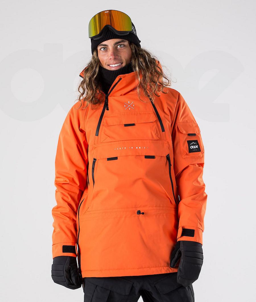 Orange Men\'s Dope Akin 2019 Snowboard Jackets | NZ_D2102
