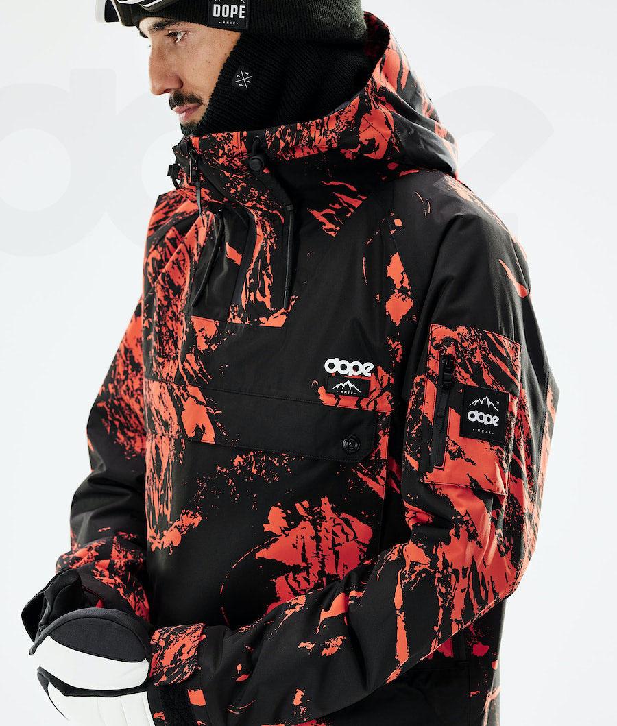 Orange Men's Dope Annok 2021 Ski Jackets | NZ_D2443