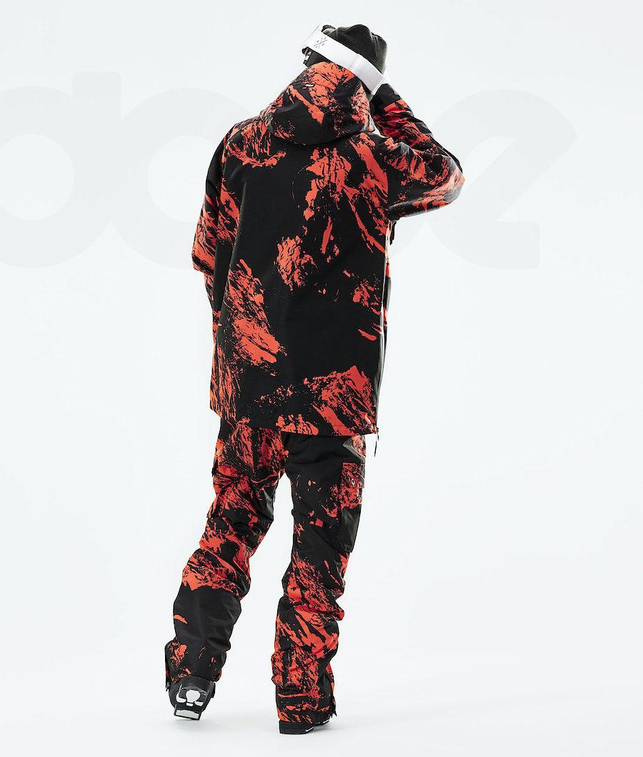 Orange Men's Dope Annok 2021 Ski Jackets | NZ_D2443