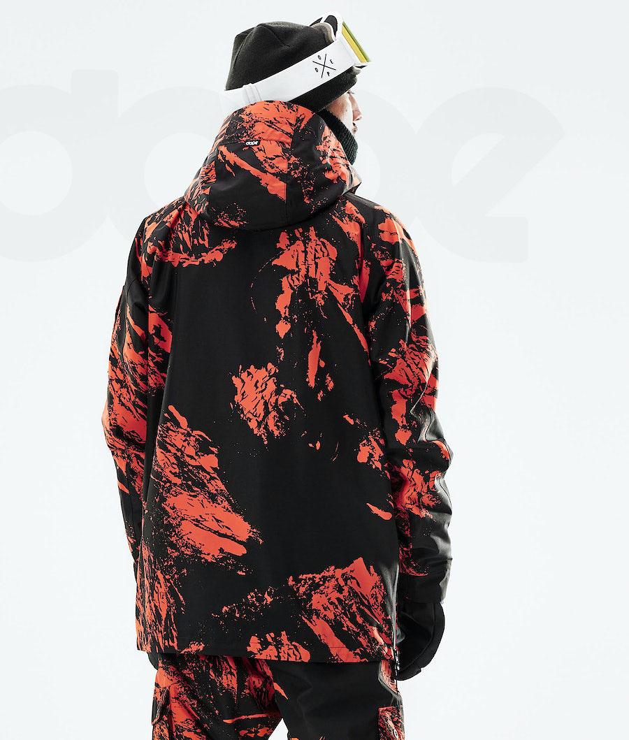 Orange Men's Dope Annok 2021 Ski Jackets | NZ_D2443