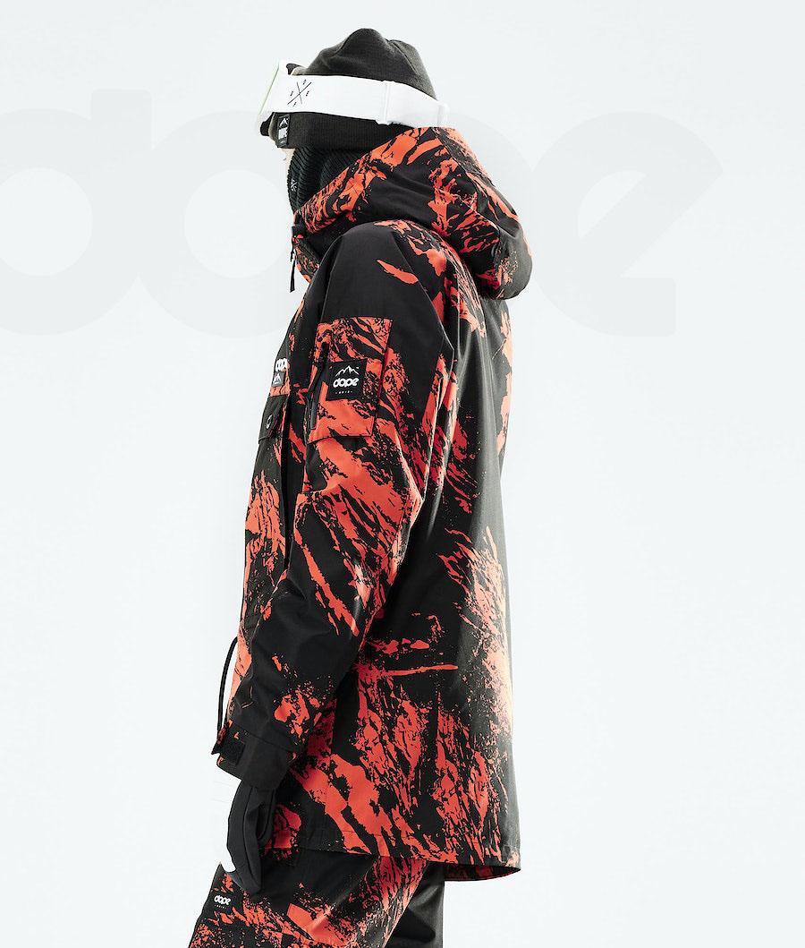 Orange Men's Dope Annok 2021 Ski Jackets | NZ_D2443