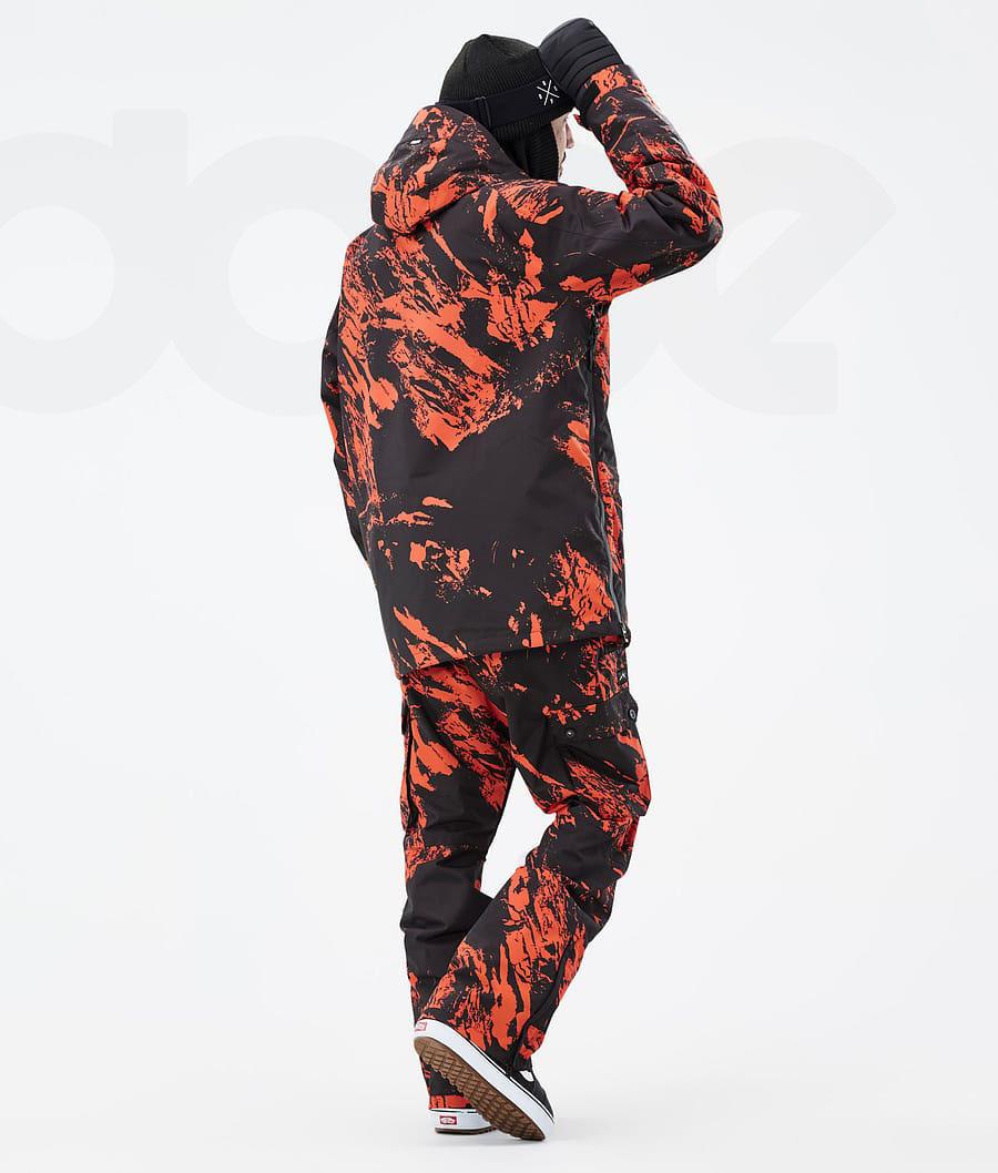 Orange Men's Dope Annok Snowboard Jackets | NZ_D1319