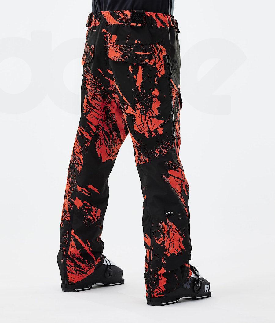Orange Men's Dope Antek 2021 Ski Pants | NZ_D1357