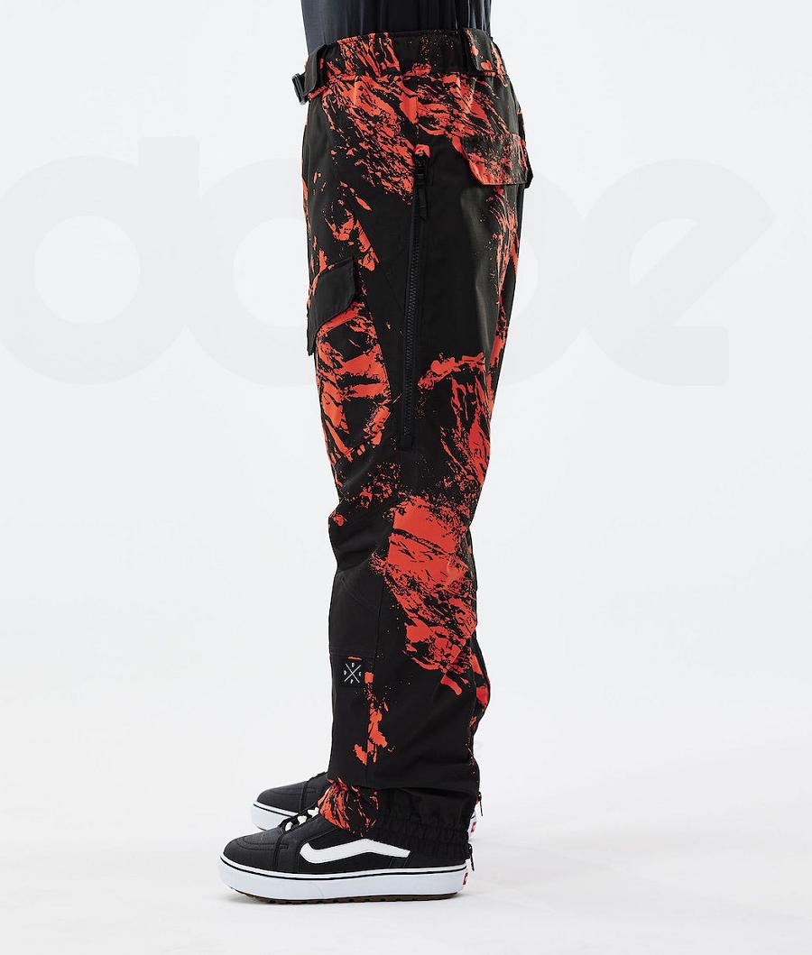 Orange Men's Dope Antek 2021 Snowboard Pants | NZ_D1568