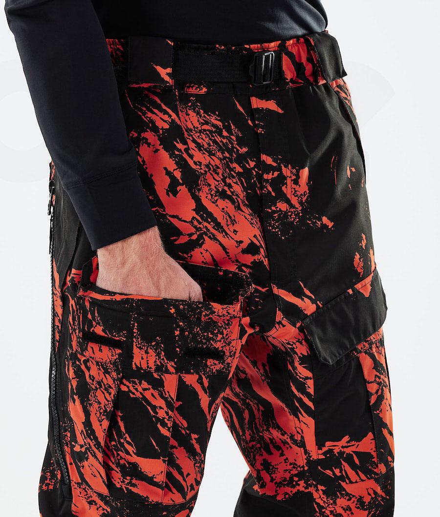 Orange Men's Dope Antek 2021 Snowboard Pants | NZ_D1568
