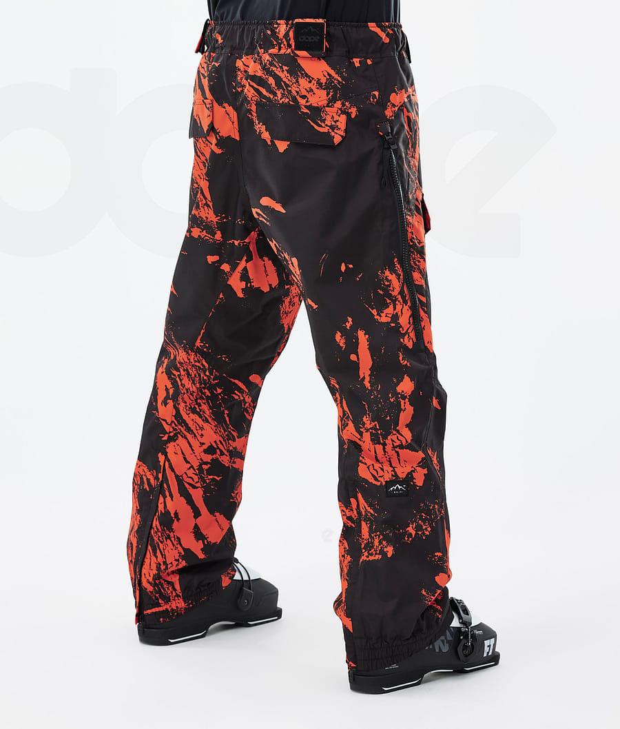 Orange Men's Dope Antek Ski Pants | NZ_D1201