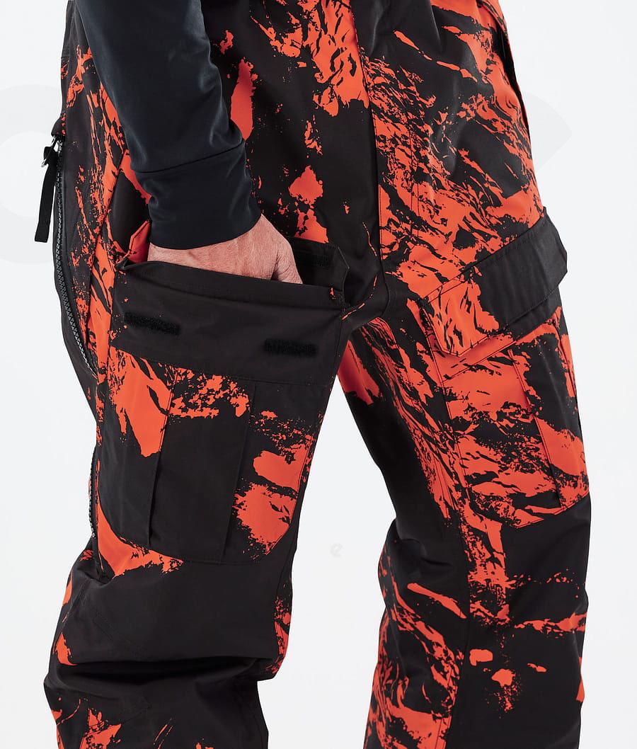 Orange Men's Dope Antek Snowboard Pants | NZ_D1408
