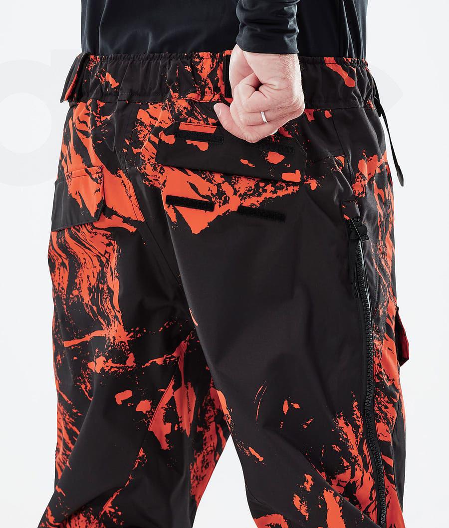 Orange Men's Dope Antek Snowboard Pants | NZ_D1408