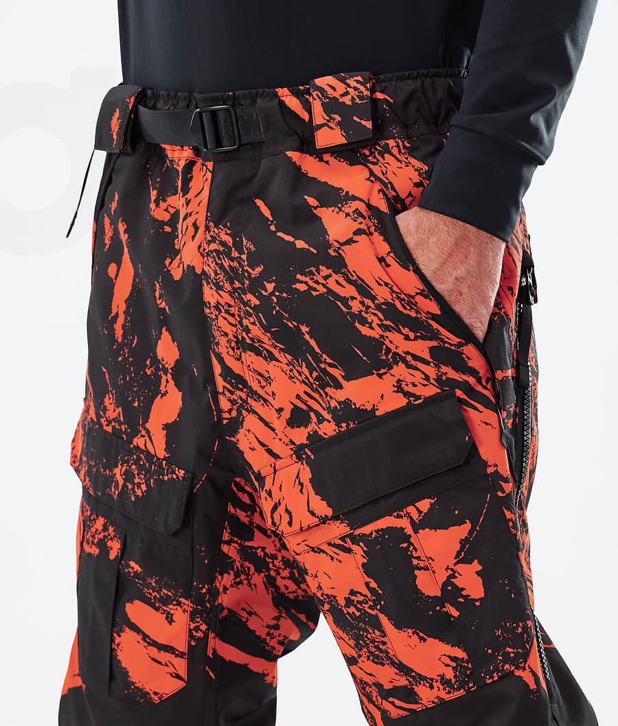 Orange Men's Dope Antek Snowboard Pants | NZ_D1408