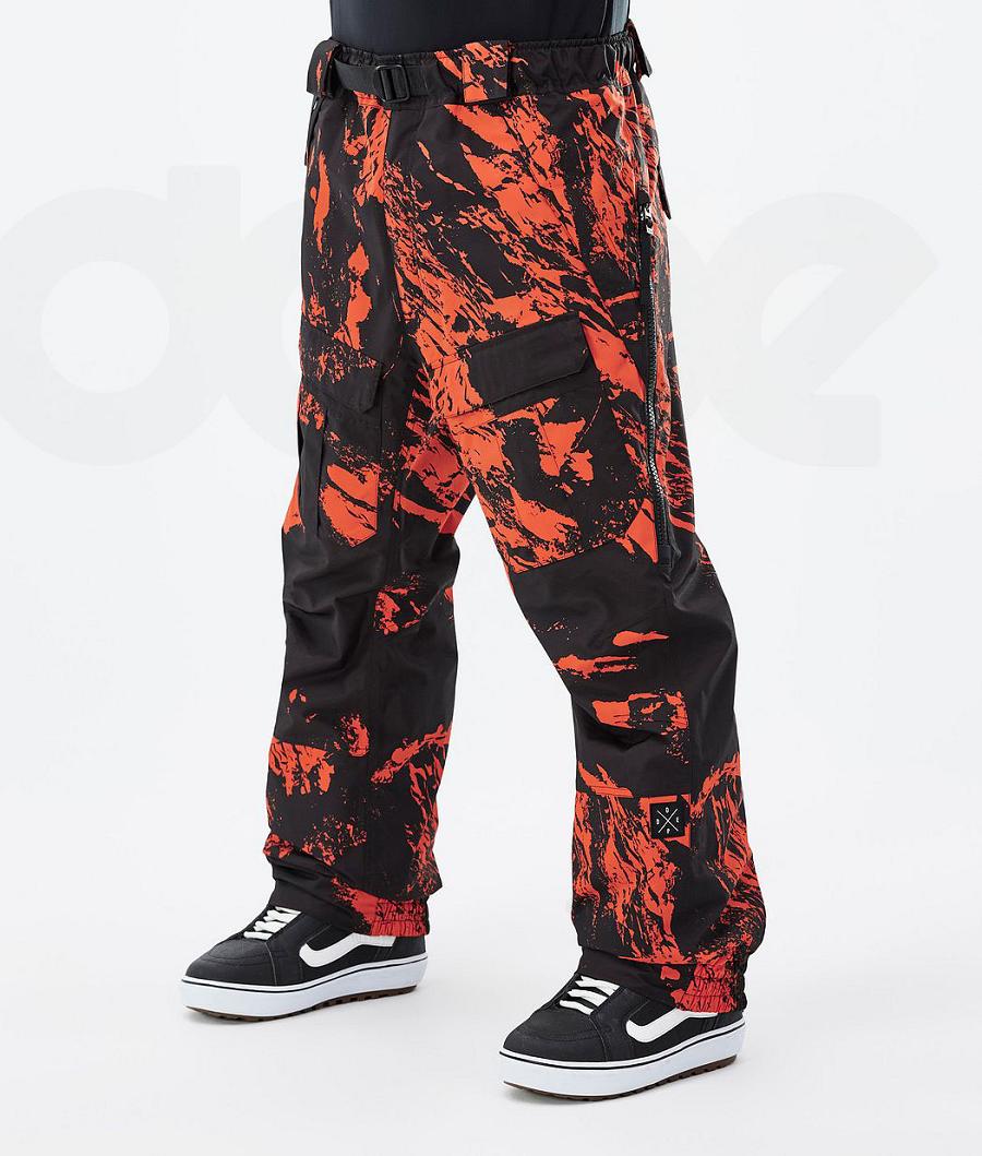 Orange Men\'s Dope Antek Snowboard Pants | NZ_D1408