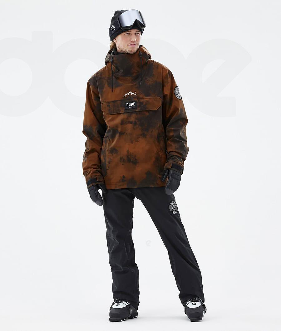 Orange Men's Dope Blizzard Ski Jackets | NZ_D1644