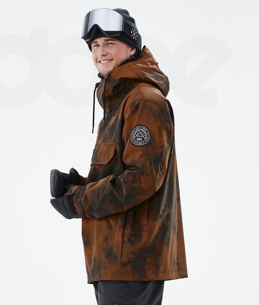 Orange Men's Dope Blizzard Ski Jackets | NZ_D1644