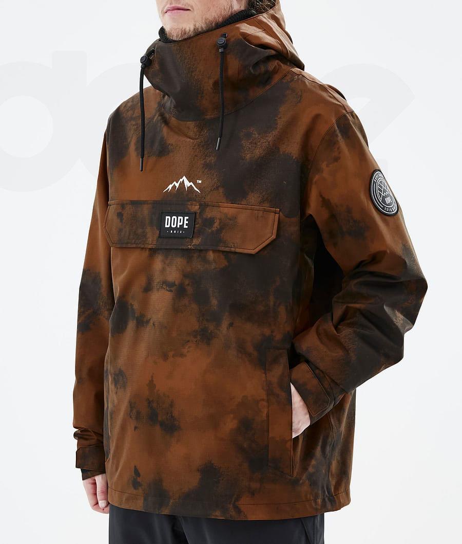 Orange Men's Dope Blizzard Ski Jackets | NZ_D1644