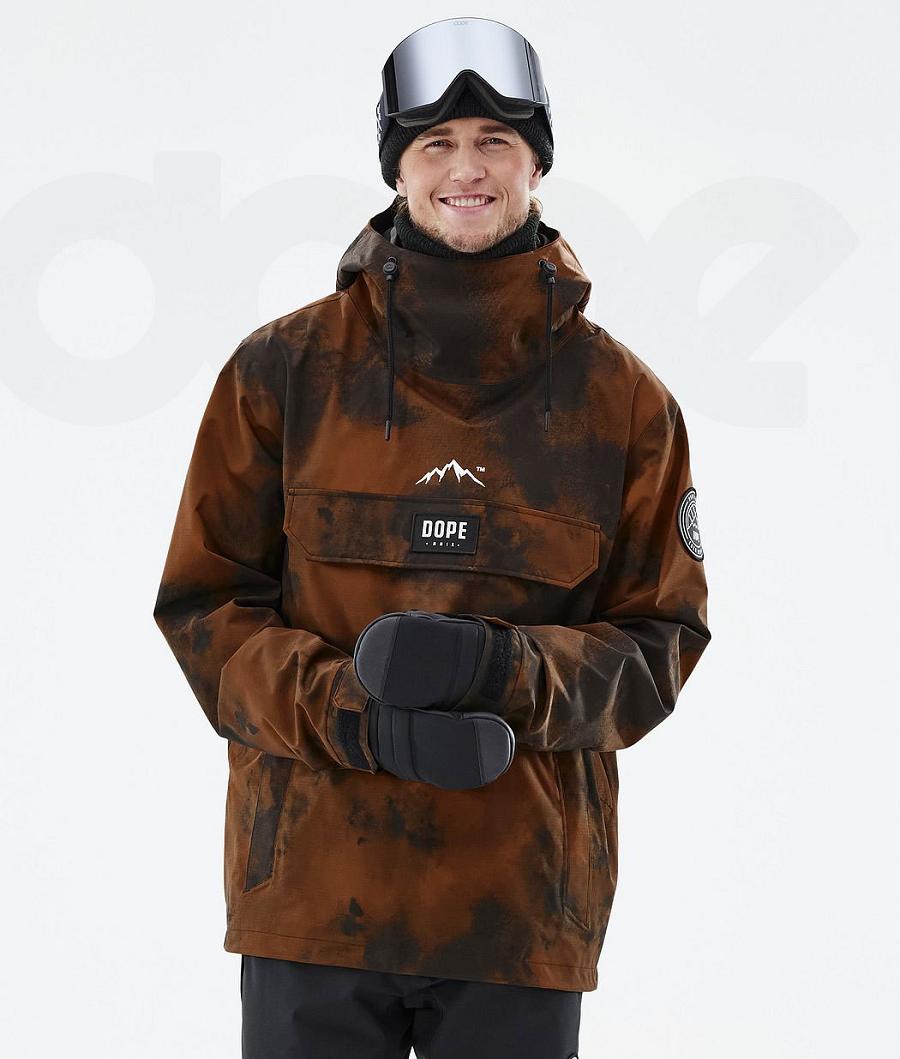 Orange Men\'s Dope Blizzard Ski Jackets | NZ_D1644