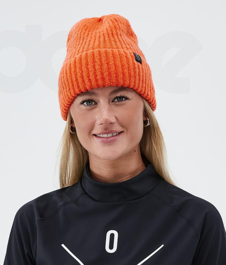 Orange Men's Dope Chunky Beanies | NZ_D1676