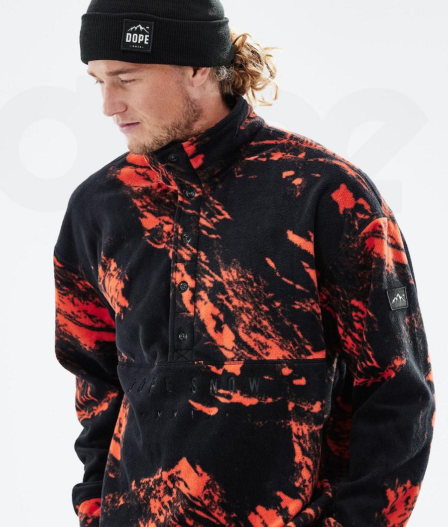 Orange Men's Dope Comfy 2021 Fleece | NZ_D2096