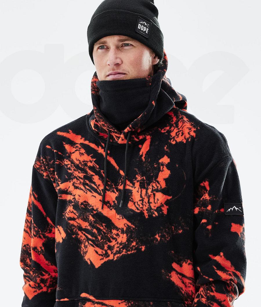 Orange Men's Dope Cozy II 2021 Fleece | NZ_D2115