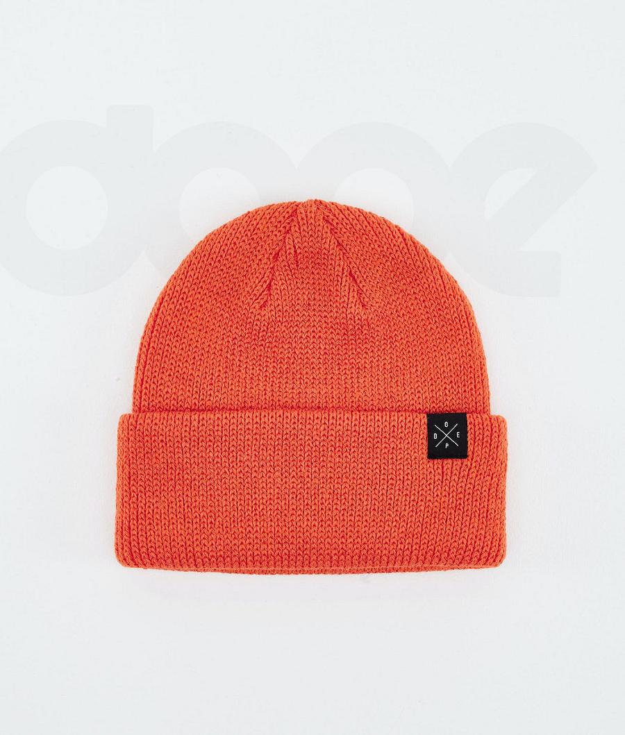 Orange Men\'s Dope Drifter II Beanies | NZ_D1861