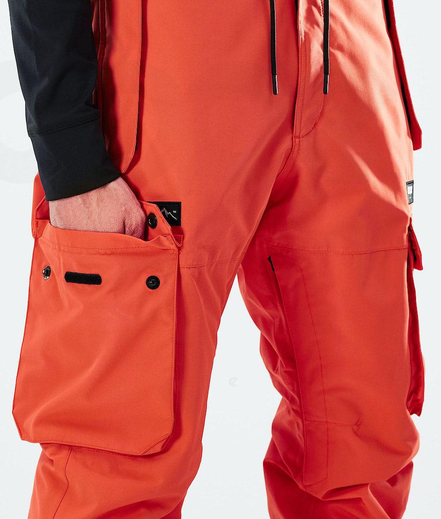 Orange Men's Dope Iconic 2021 Snowboard Pants | NZ_D2473