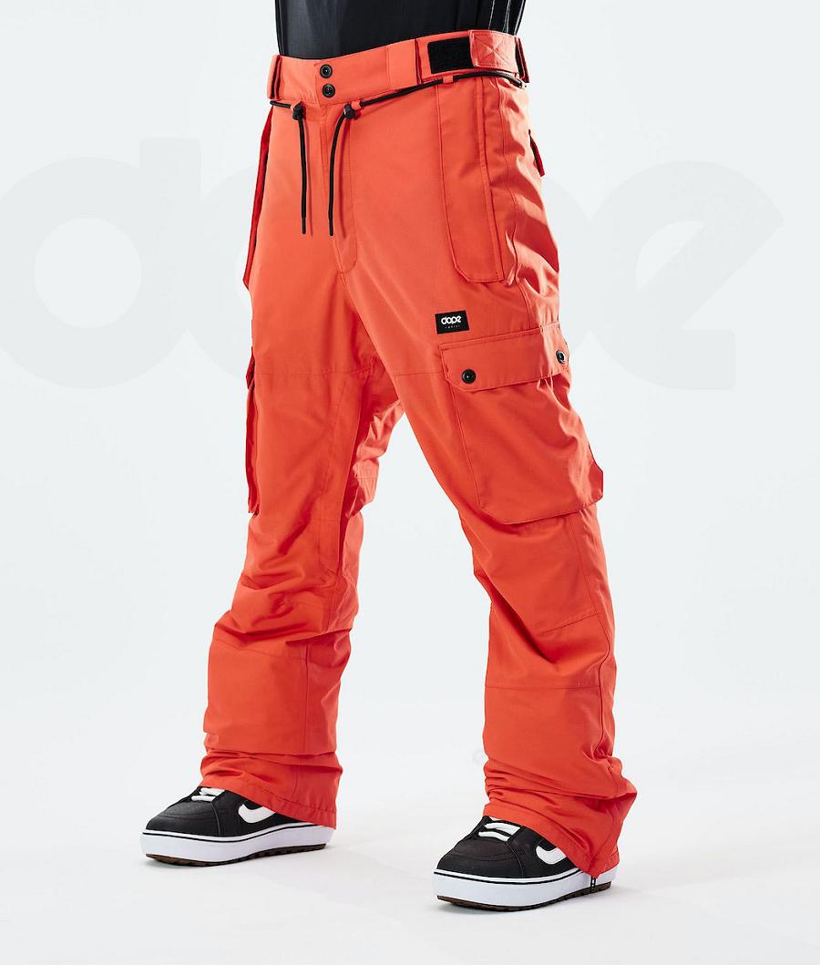 Orange Men\'s Dope Iconic 2021 Snowboard Pants | NZ_D2473