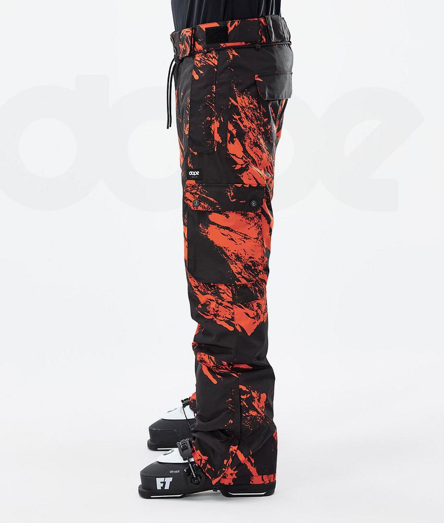 Orange Men's Dope Iconic Ski Pants | NZ_D1165