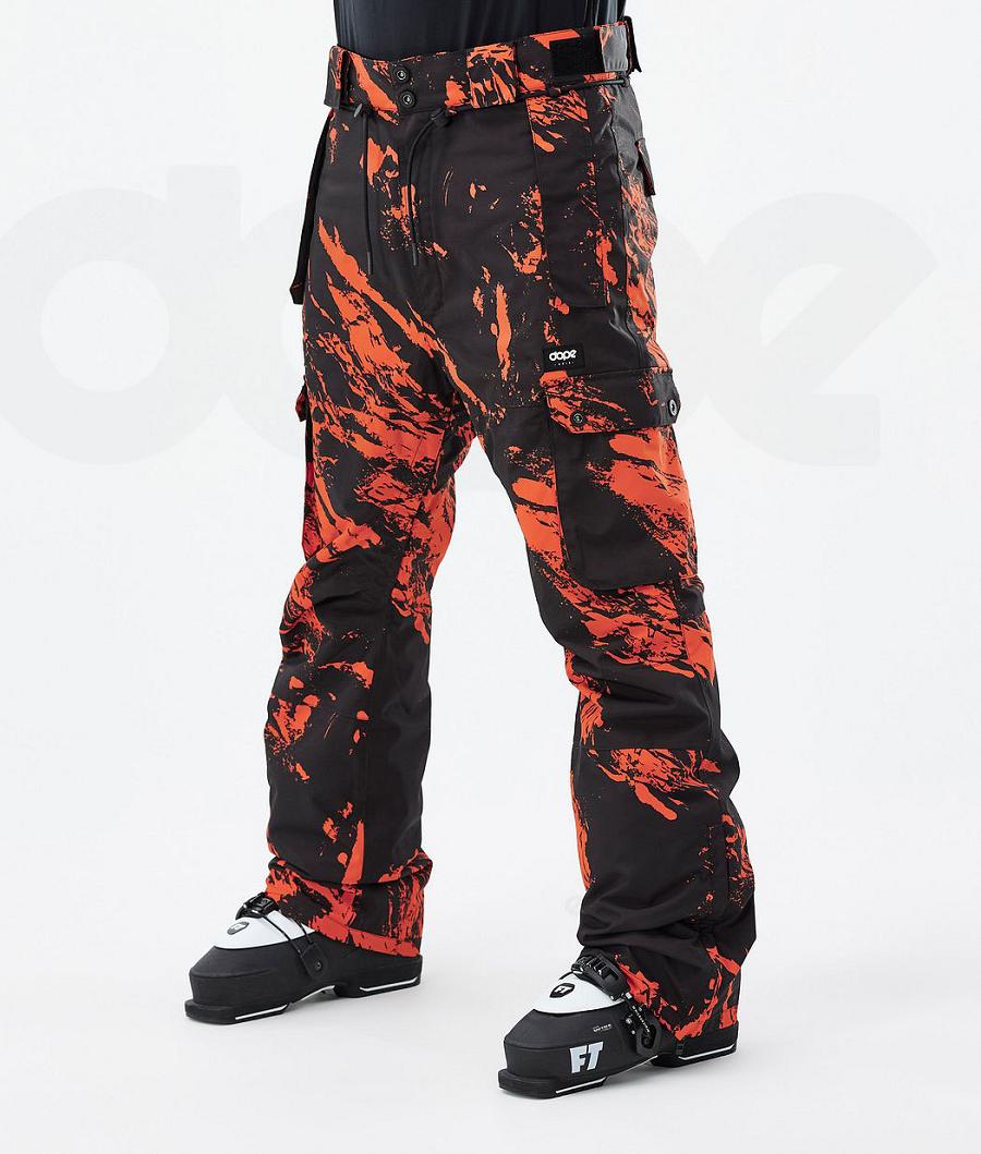 Orange Men\'s Dope Iconic Ski Pants | NZ_D1165