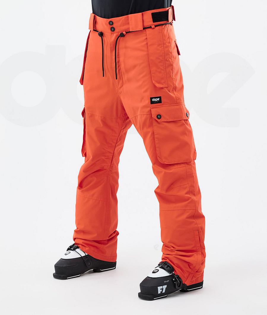 Orange Men\'s Dope Iconic Ski Pants | NZ_D2148