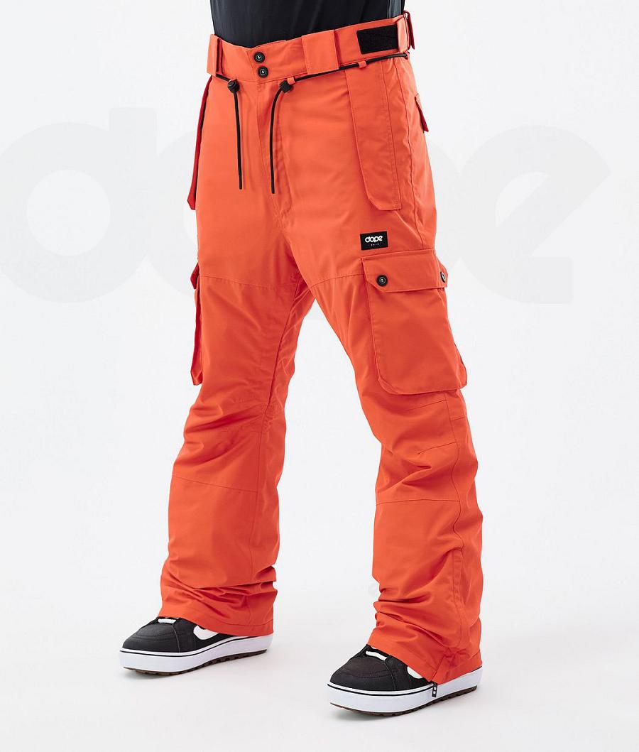 Orange Men\'s Dope Iconic Snowboard Pants | NZ_D1698