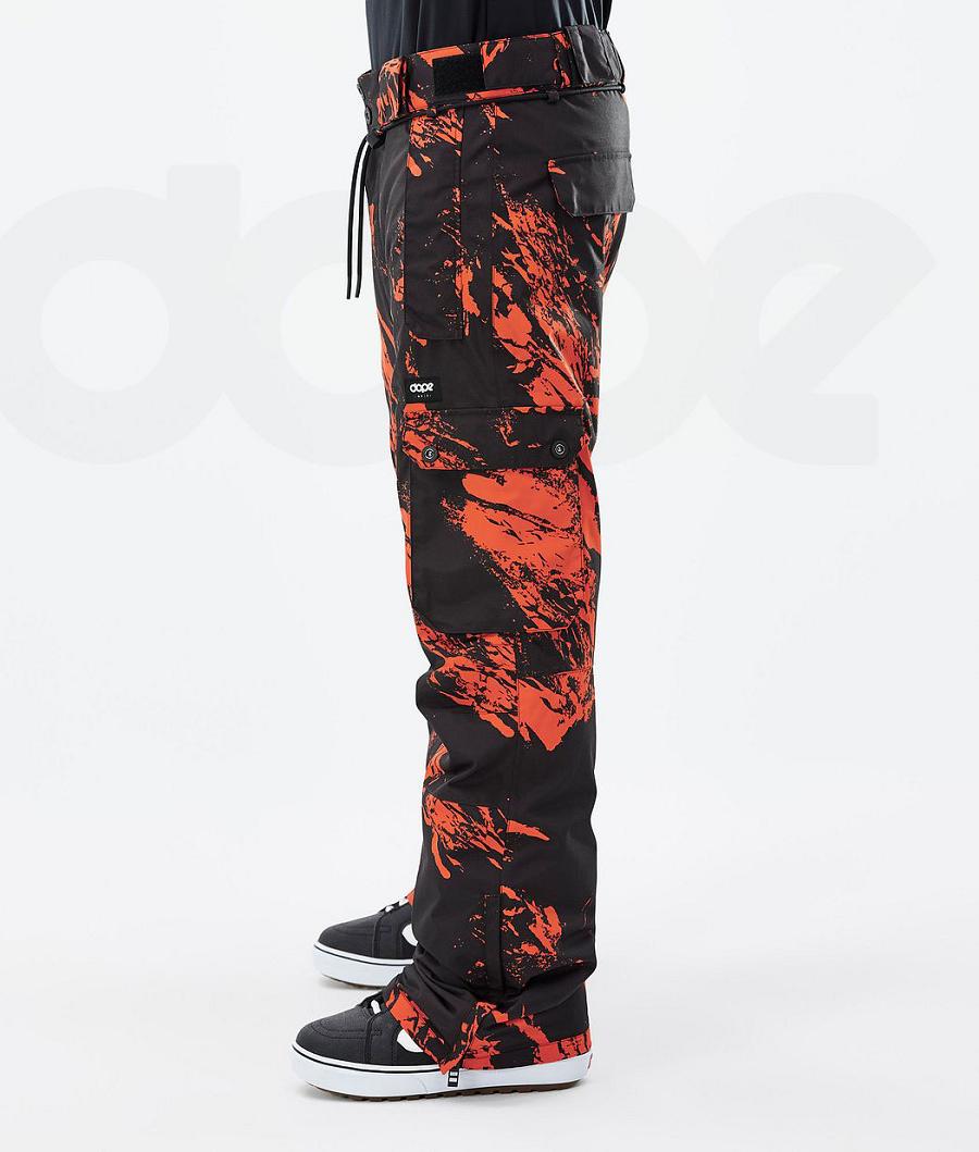 Orange Men's Dope Iconic Snowboard Pants | NZ_D2423