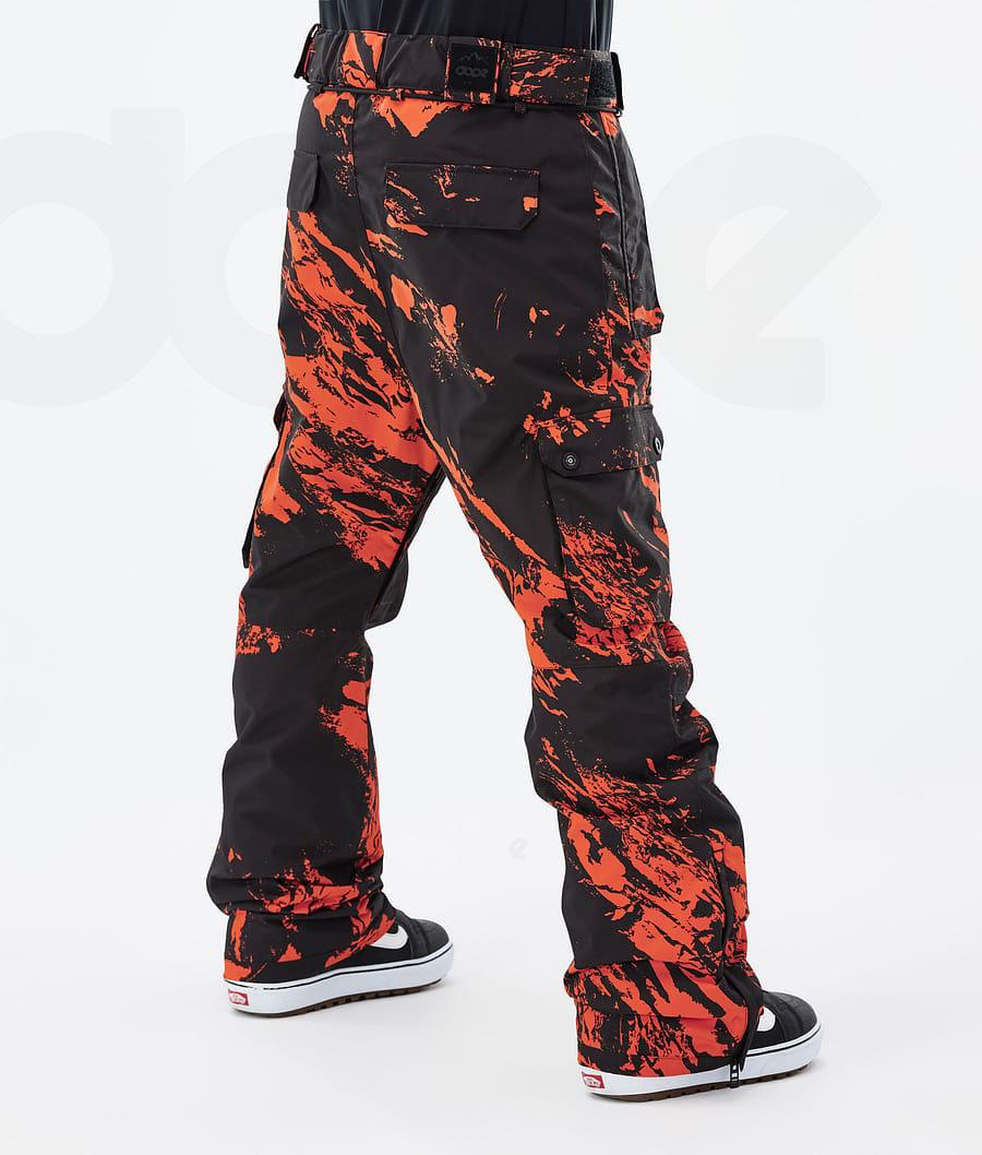 Orange Men's Dope Iconic Snowboard Pants | NZ_D2423