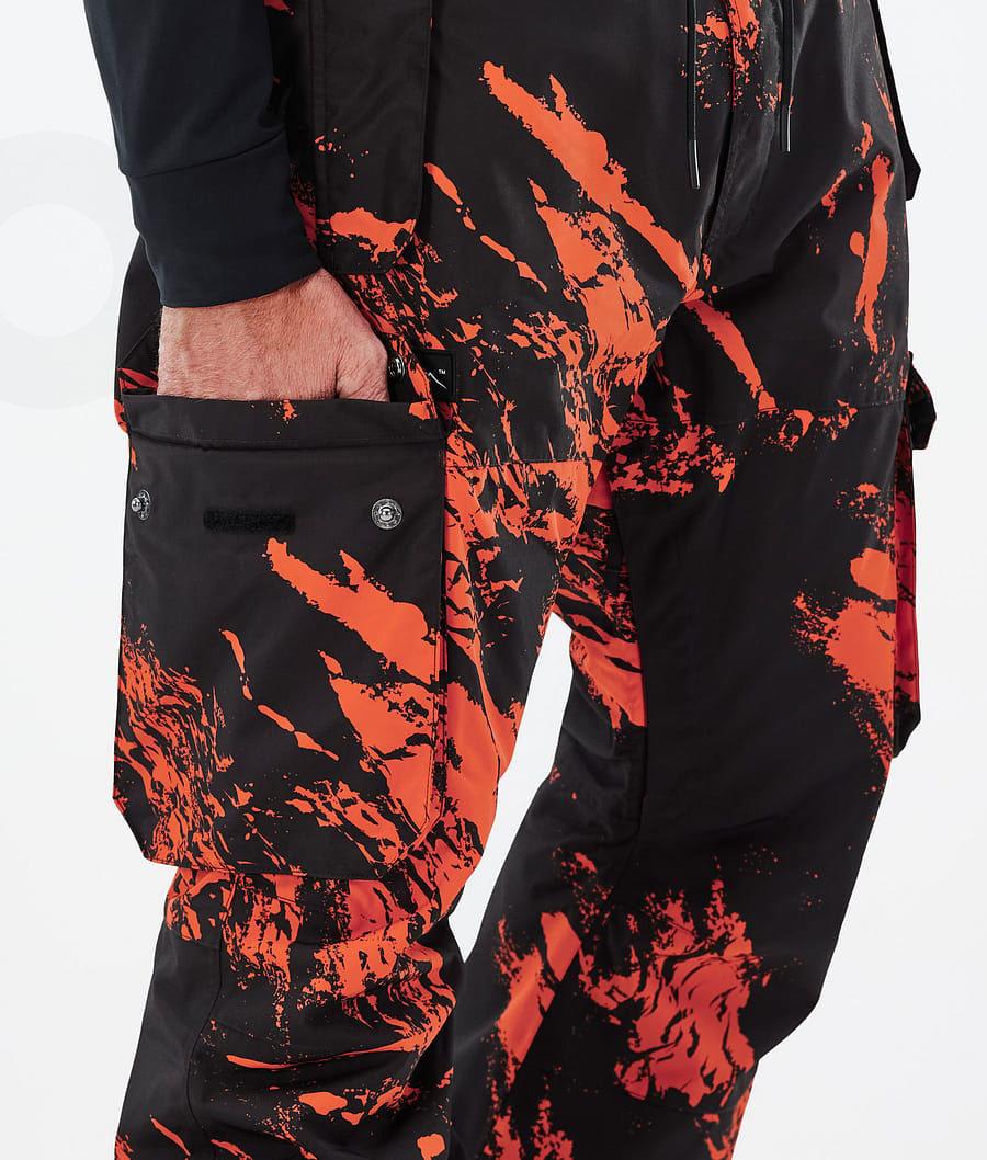 Orange Men's Dope Iconic Snowboard Pants | NZ_D2423