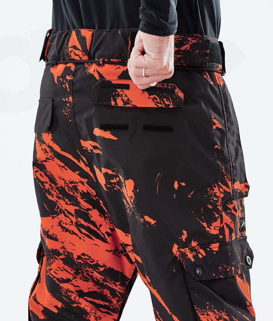 Orange Men's Dope Iconic Snowboard Pants | NZ_D2423