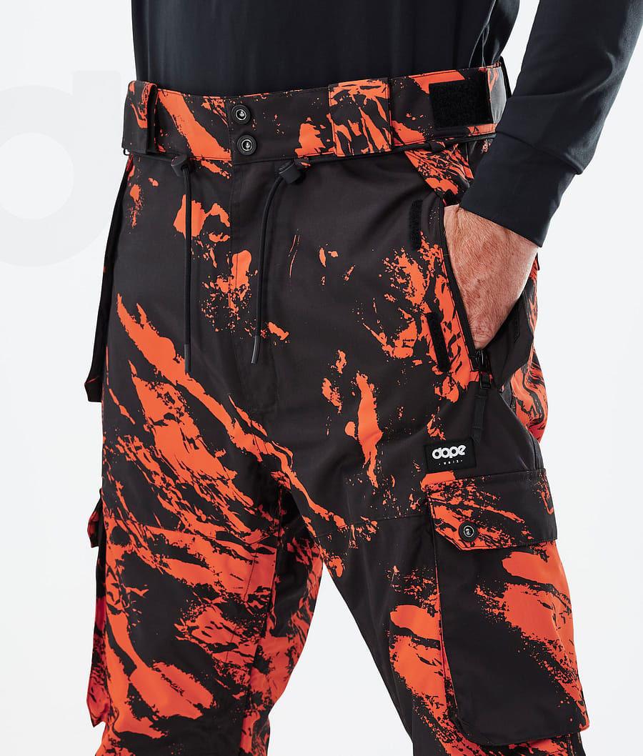 Orange Men's Dope Iconic Snowboard Pants | NZ_D2423