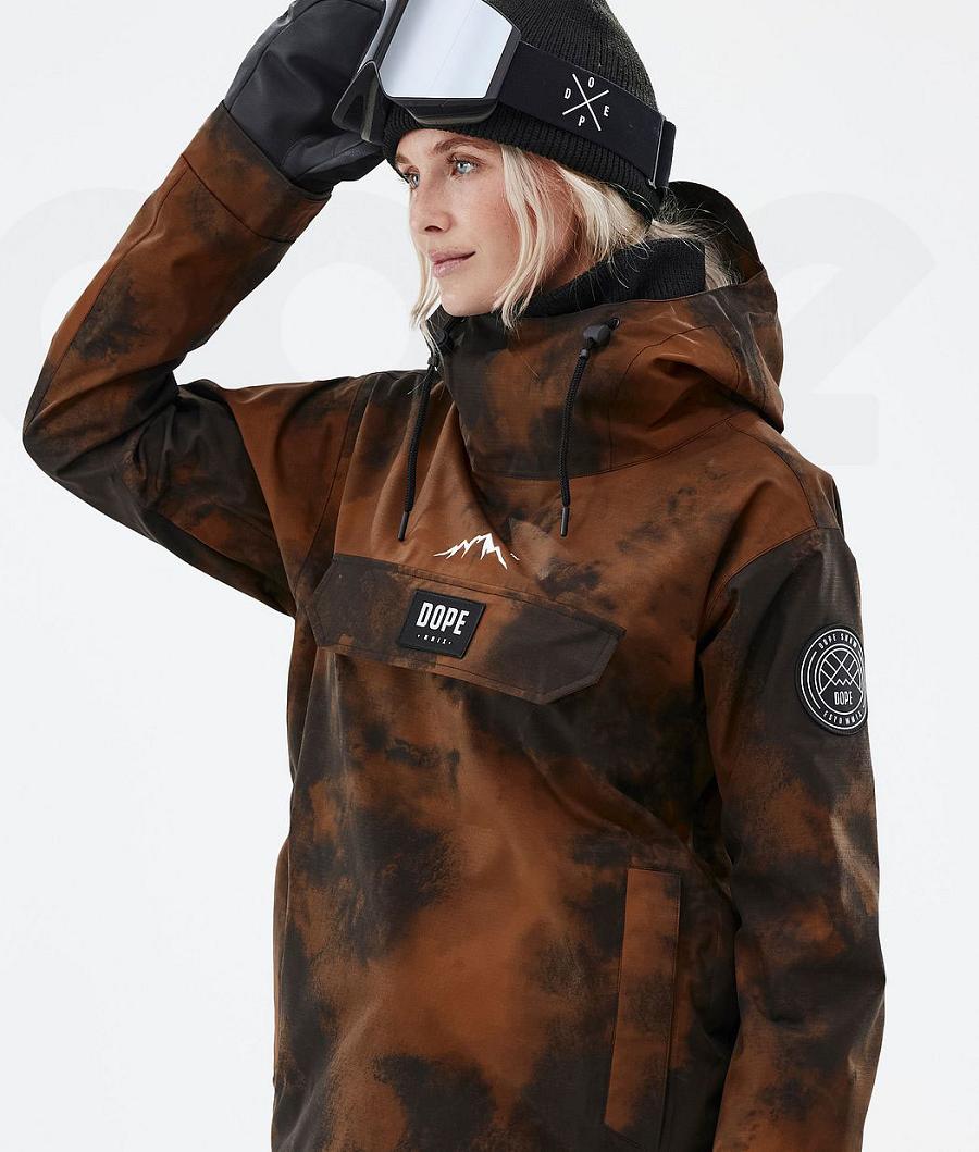 Orange Women's Dope Blizzard W Ski Jackets | NZ_D2179