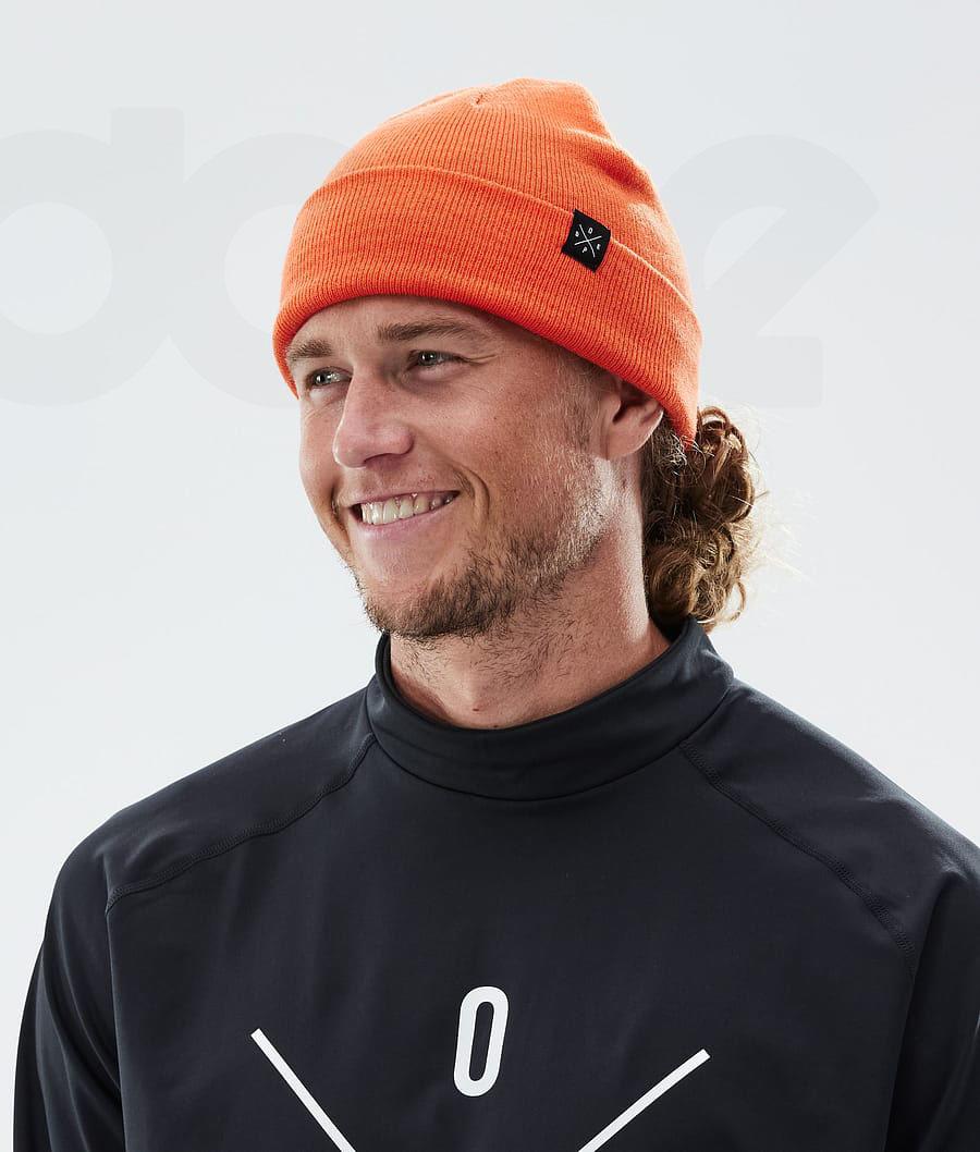 Orange Women's Dope Solitude Beanies | NZ_D1507
