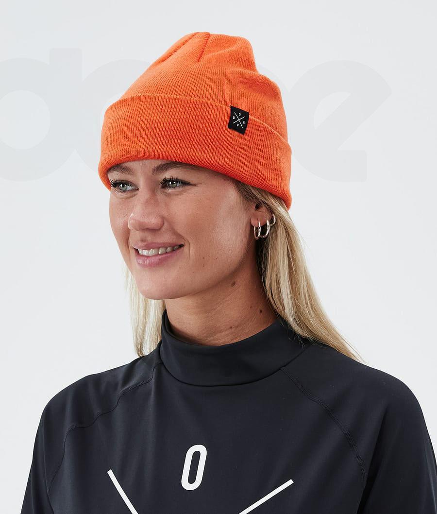 Orange Women's Dope Solitude Beanies | NZ_D1507