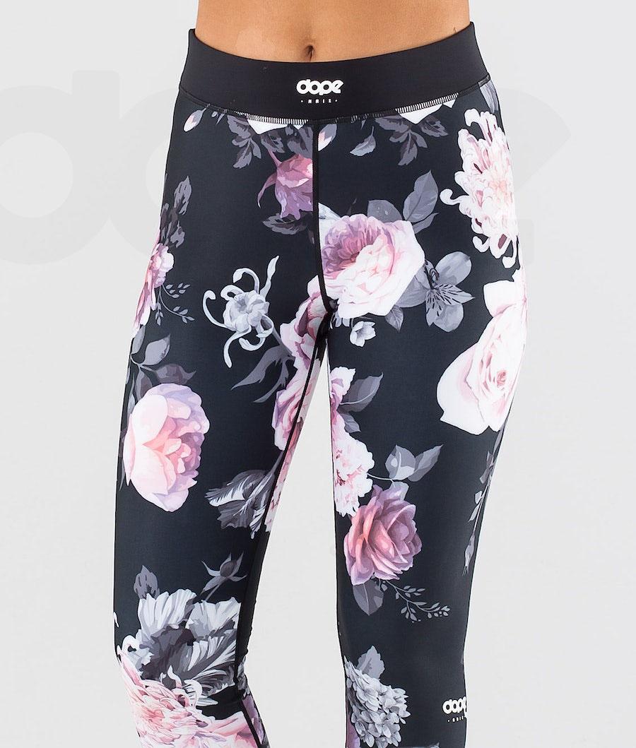 Pink Flower Women's Dope Snuggle W Base Layer Pants | NZ_D2066